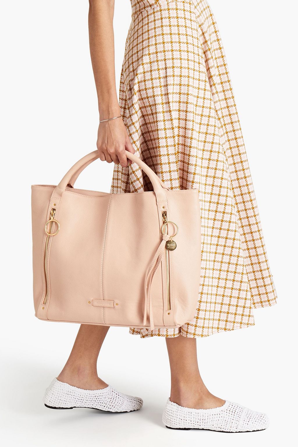 SEE BY CHLOÉ Textured-leather tote