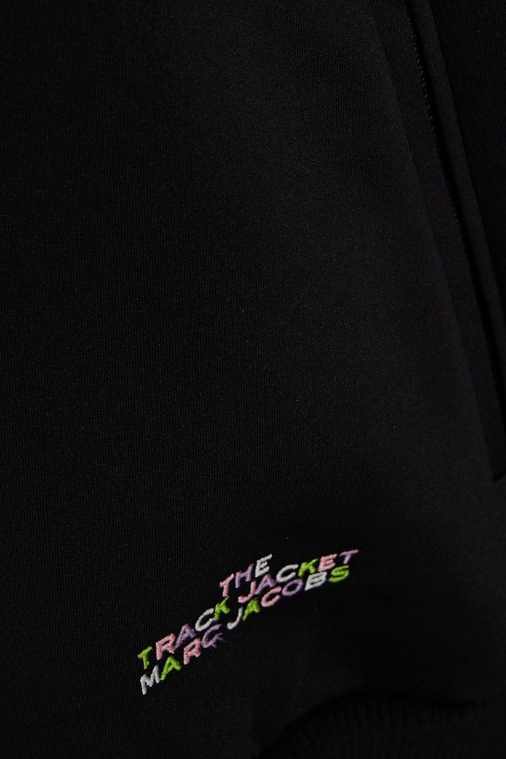 MARC JACOBS Embroidered striped jersey track jacket