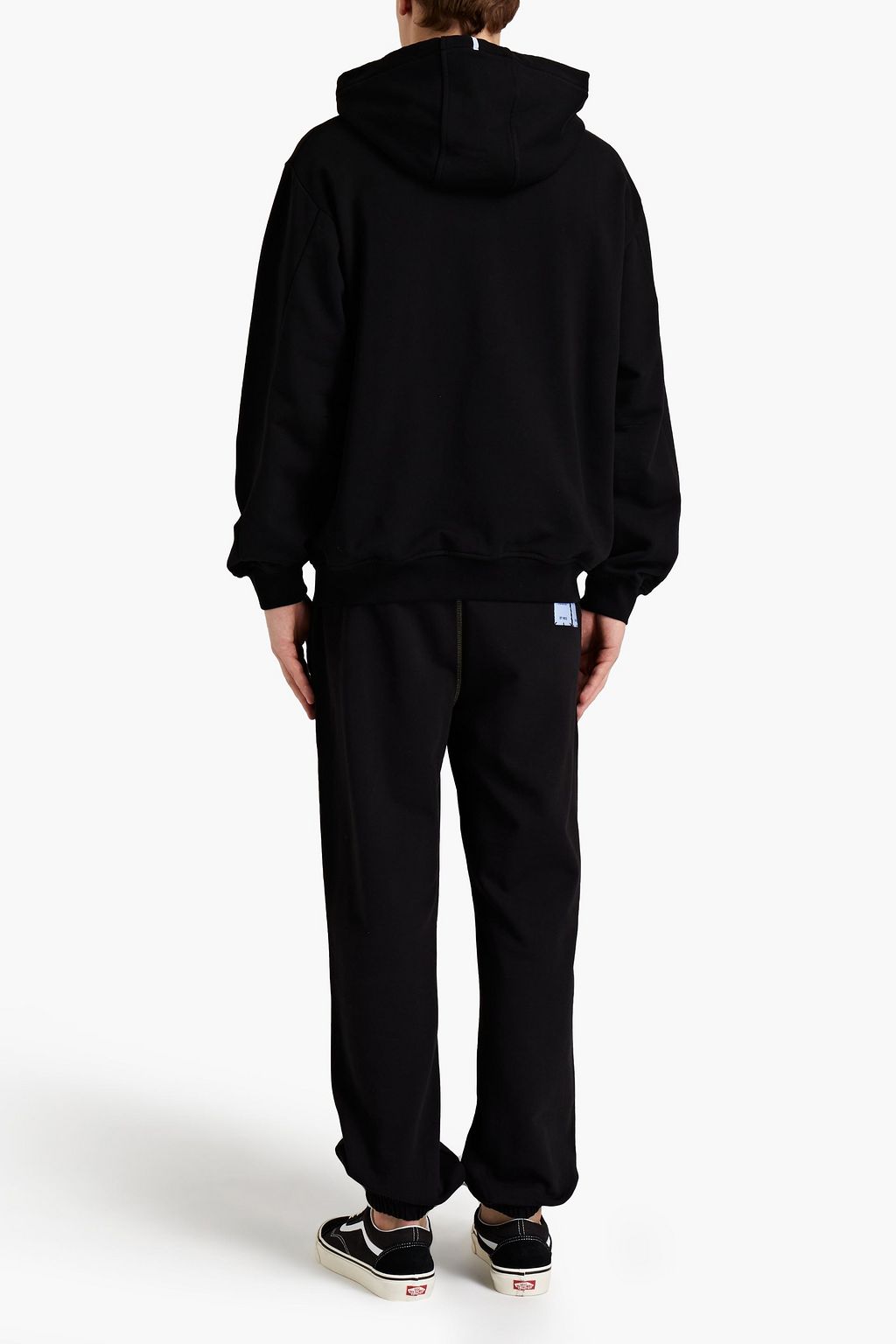 MCQ ALEXANDER MCQUEEN Embroidered French cotton-terry sweatpants