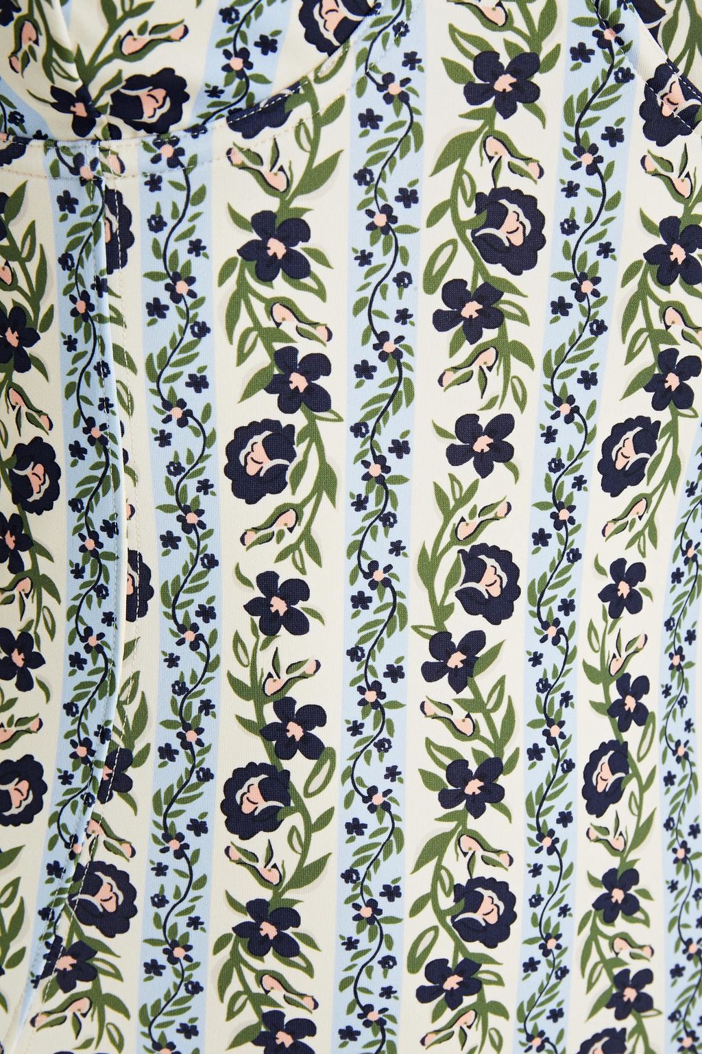 TORY BURCH Floral-print underwired swimsuit