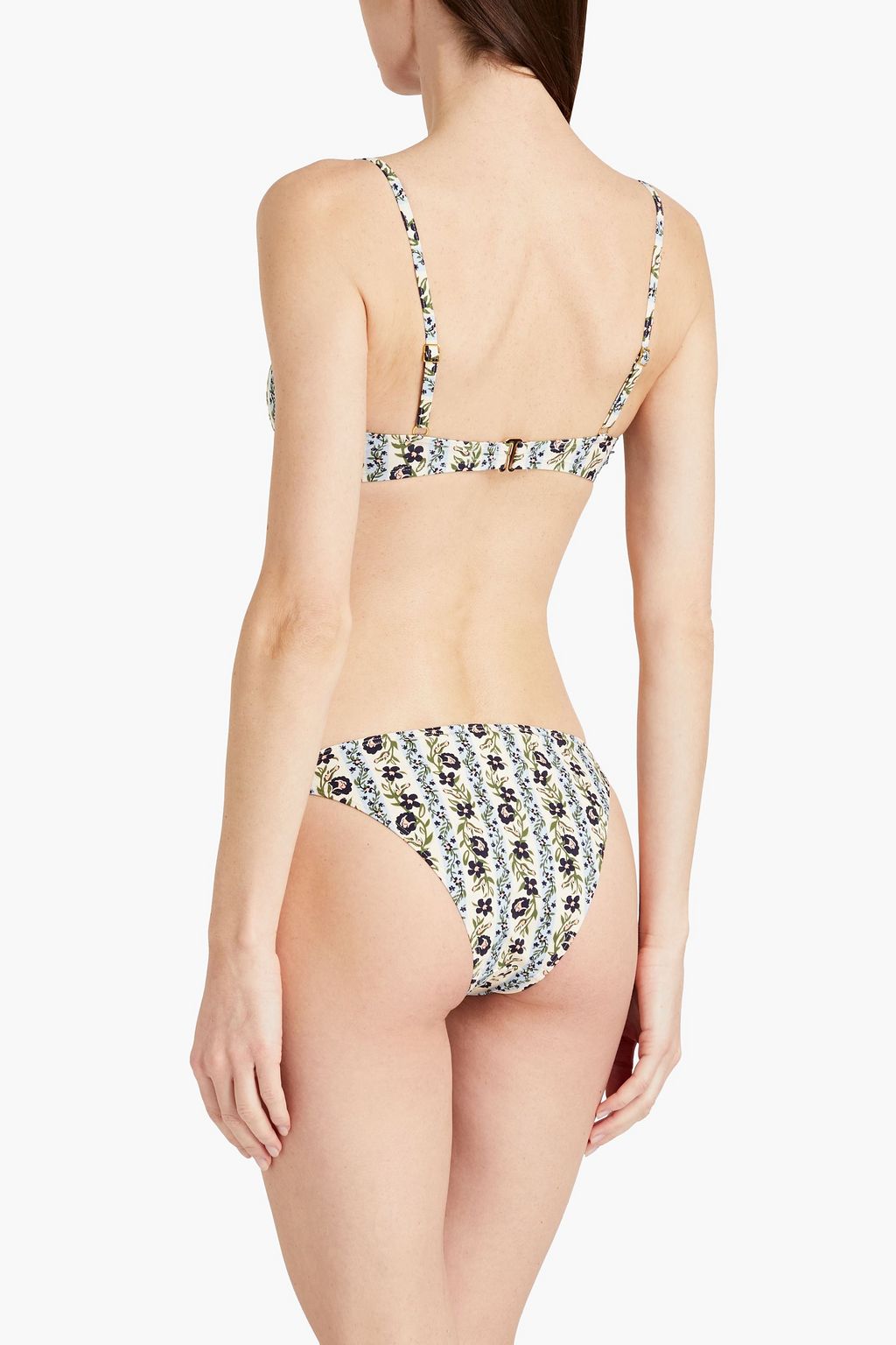 TORY BURCH Floral-print low-rise bikini briefs