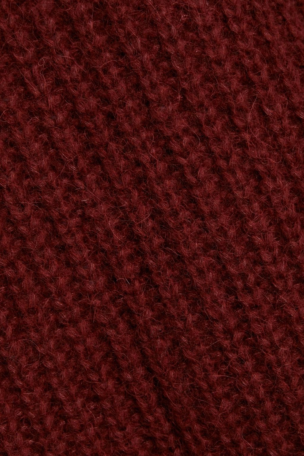 BA&SH Oversized ribbed-knit turtleneck sweater
