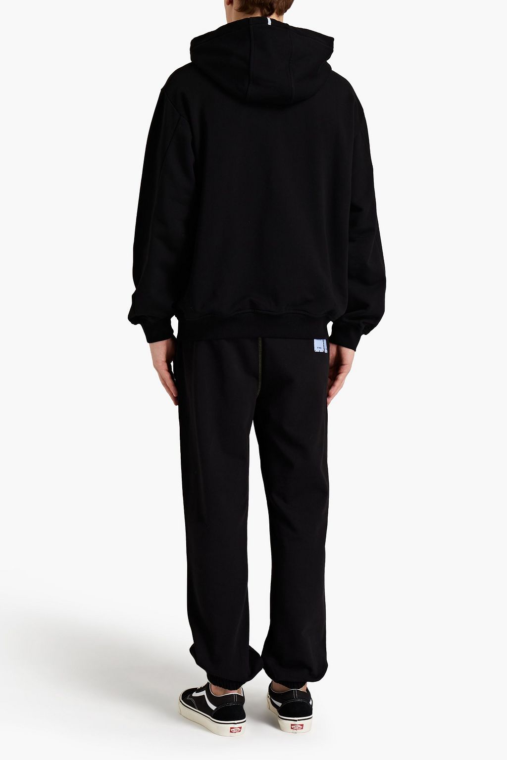 MCQ ALEXANDER MCQUEEN Embroidered French cotton-terry hoodie