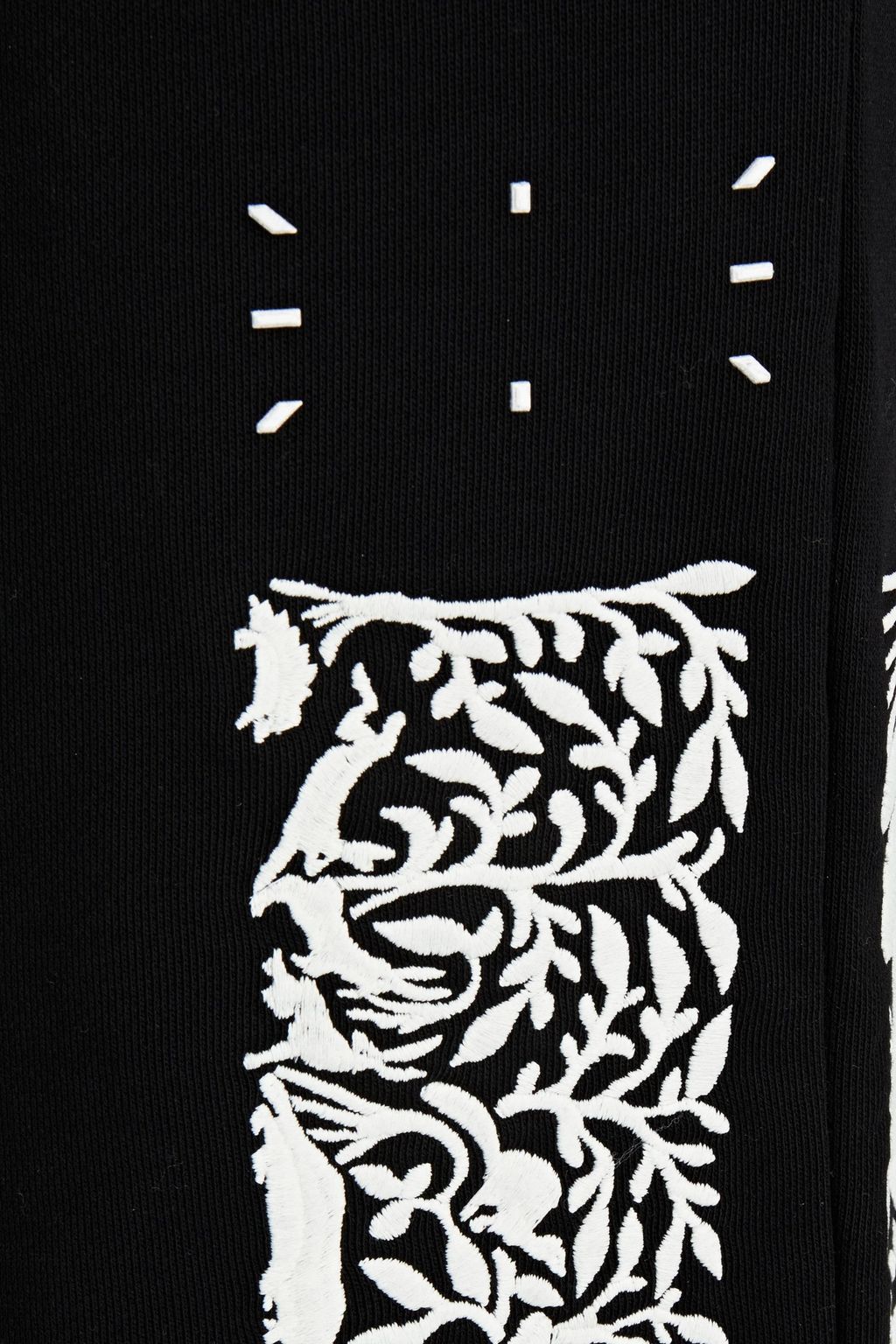 MCQ ALEXANDER MCQUEEN Embroidered French cotton-terry track pants
