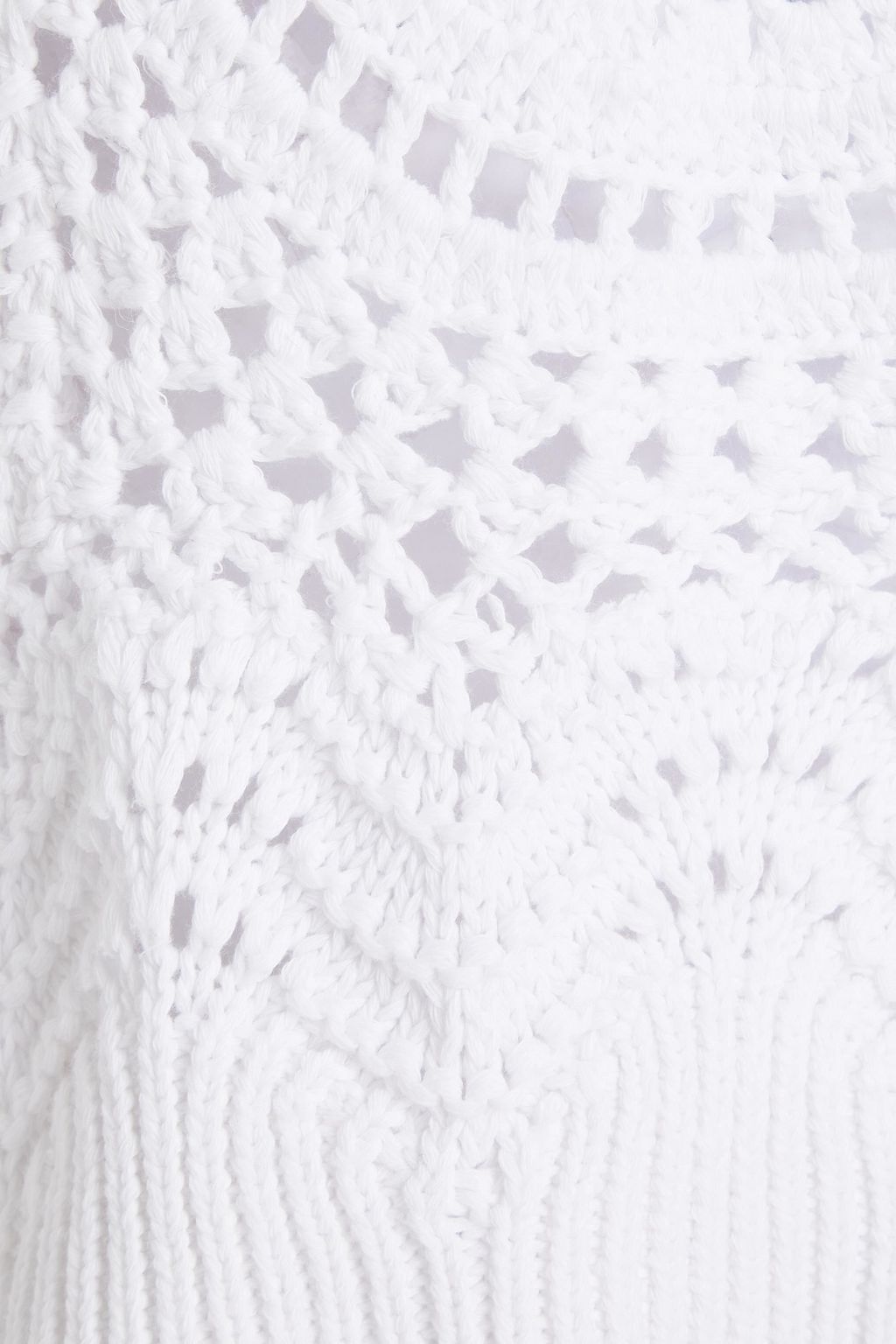 BA&SH Confetti crochet-knit cotton-blend sweater