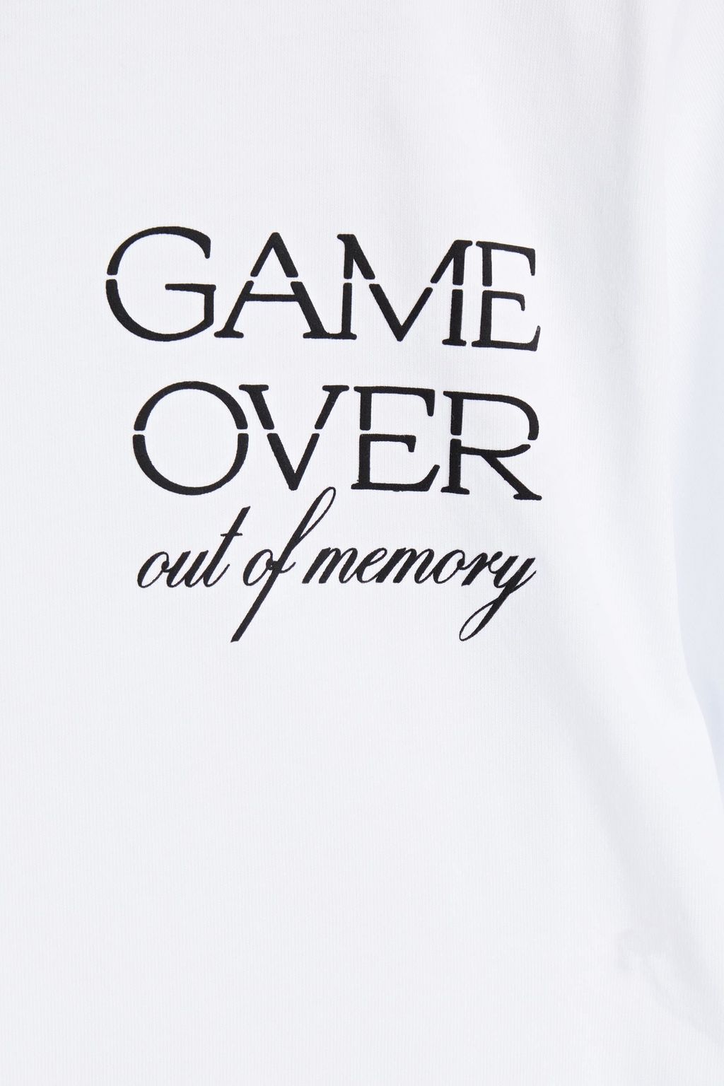 MCQ ALEXANDER MCQUEEN Appliquéd printed cotton-jersey T-shirt
