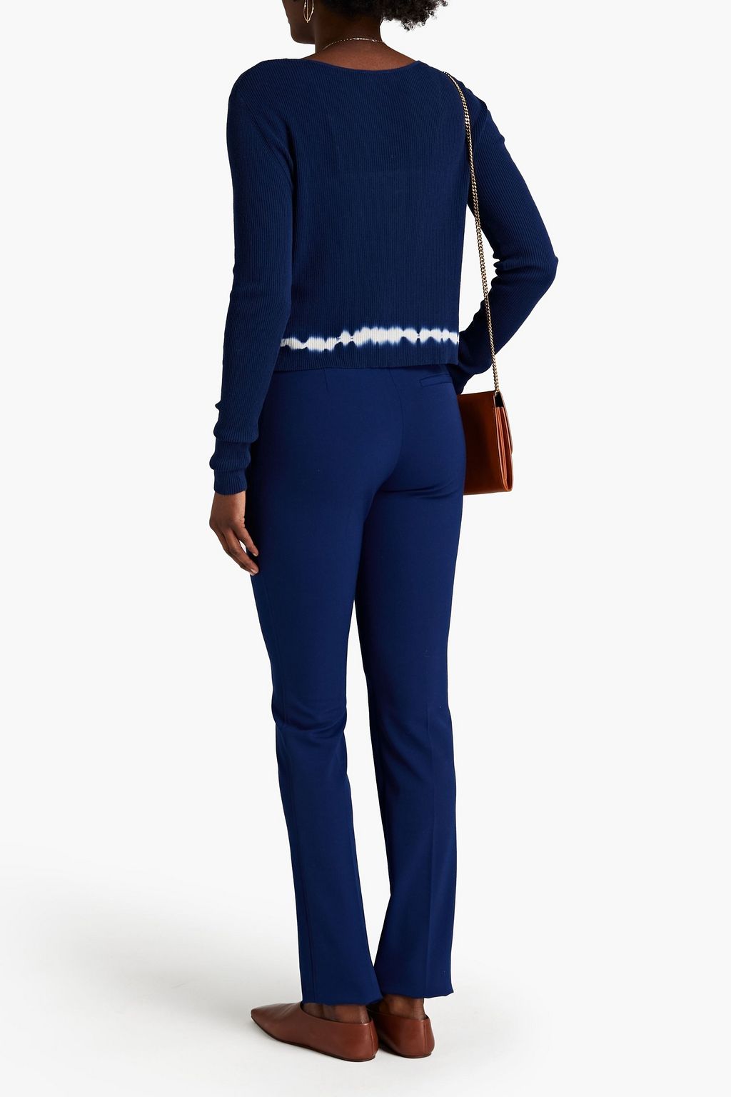 ALTUZARRA Ribbed tie-dyed cotton cardigan