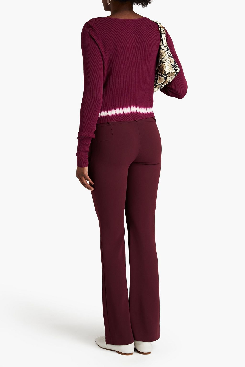 ALTUZARRA Ribbed tie-dyed cotton cardigan