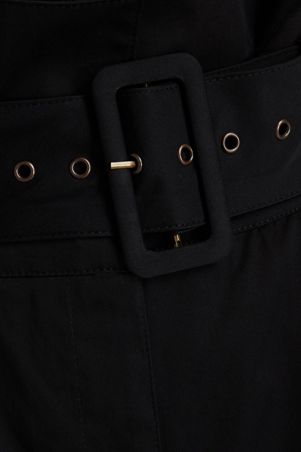 BA&SH Khol belted cotton-blend twill tapered pants