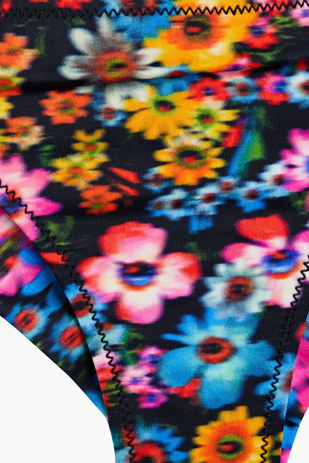 STELLA MCCARTNEY Tief sitzendes Bikini-Höschen mit floralem Print