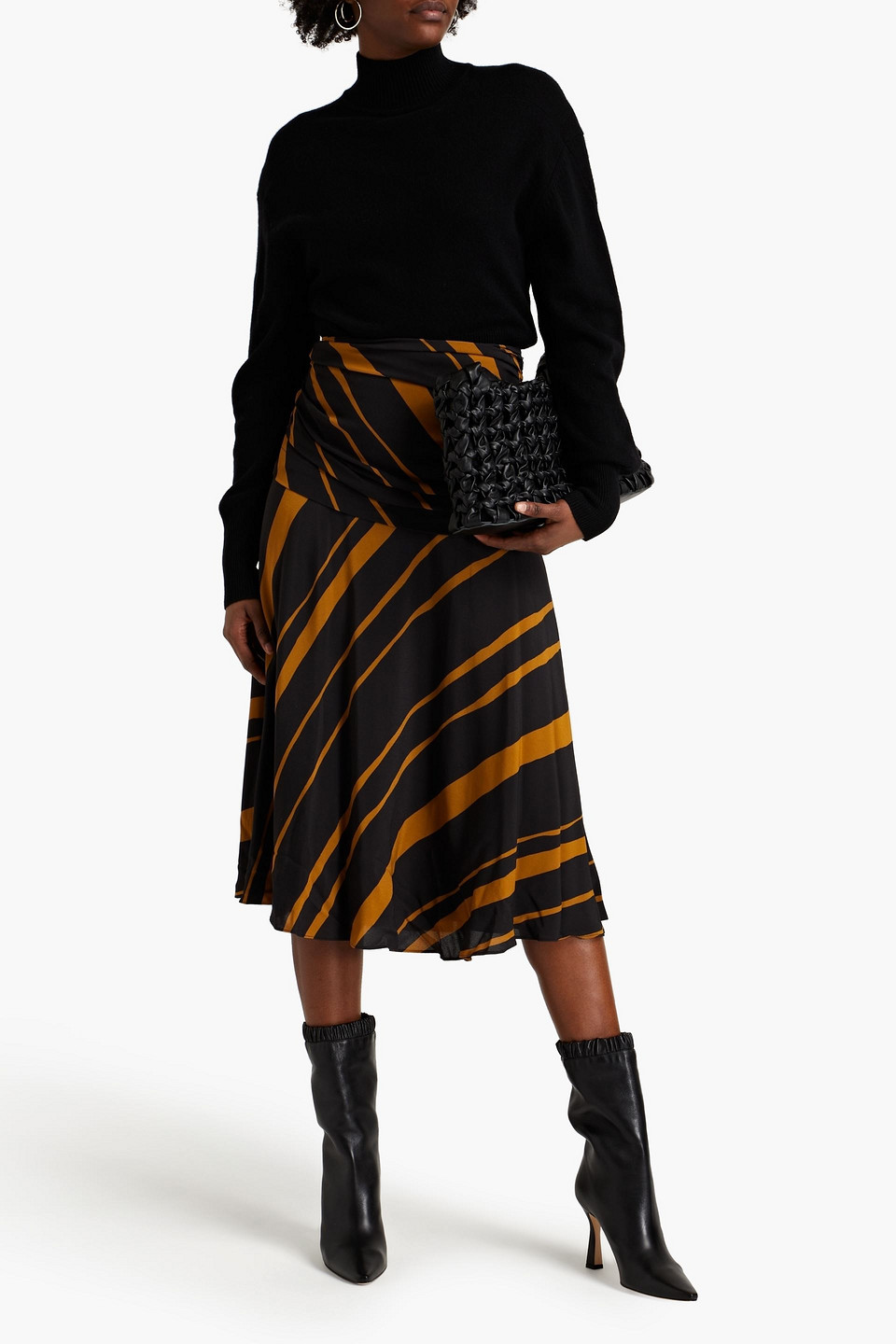 Proenza Schouler Two-tone Cashmere-blend Turtleneck Jumper