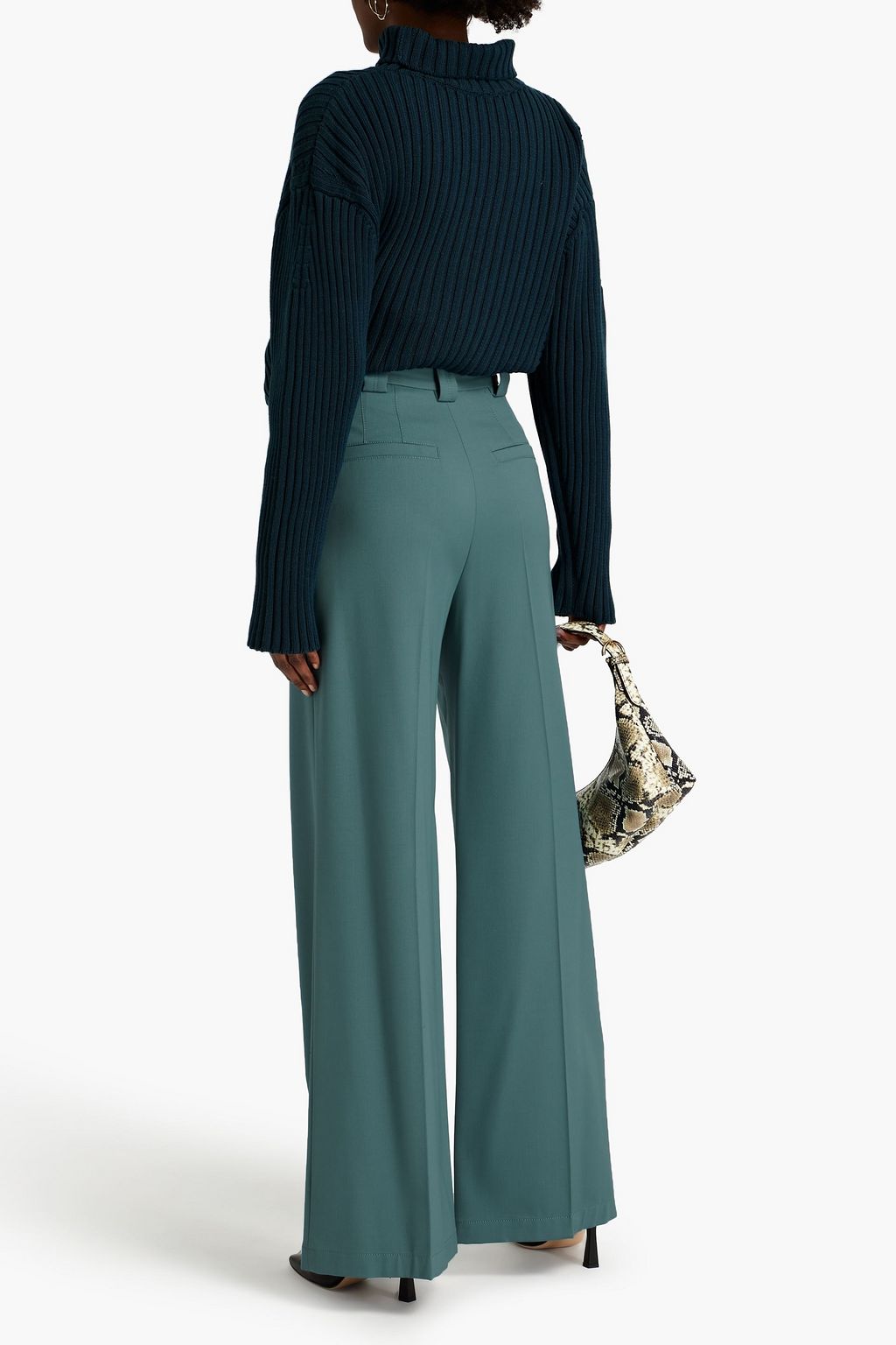 PROENZA SCHOULER Wool-blend twill wide-leg pants