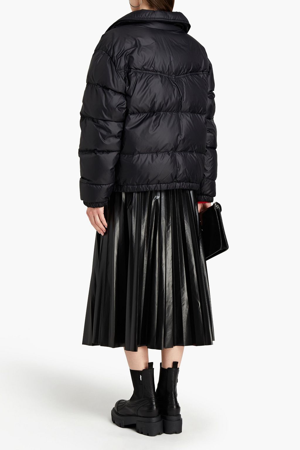 MARC JACOBS Crystal-embellished quilted shell down jacket