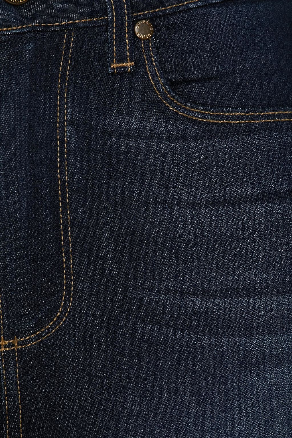 PAIGE Faded high-rise skinny jeans