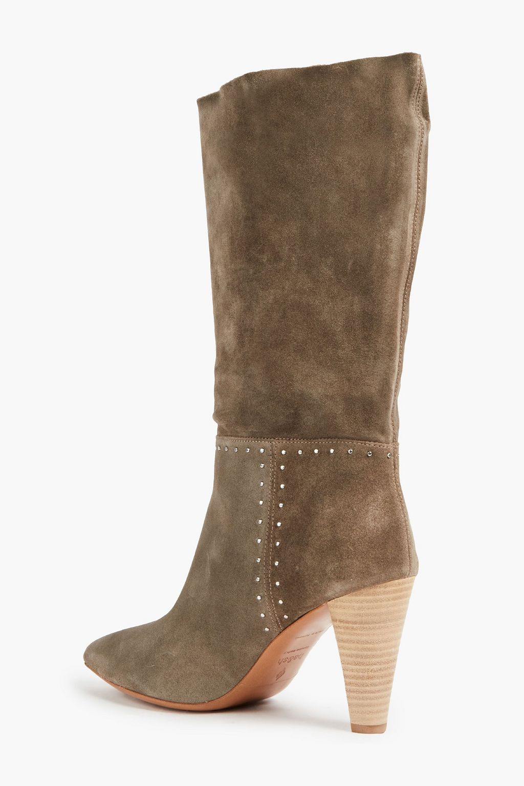 BA&SH Clem studded suede boots