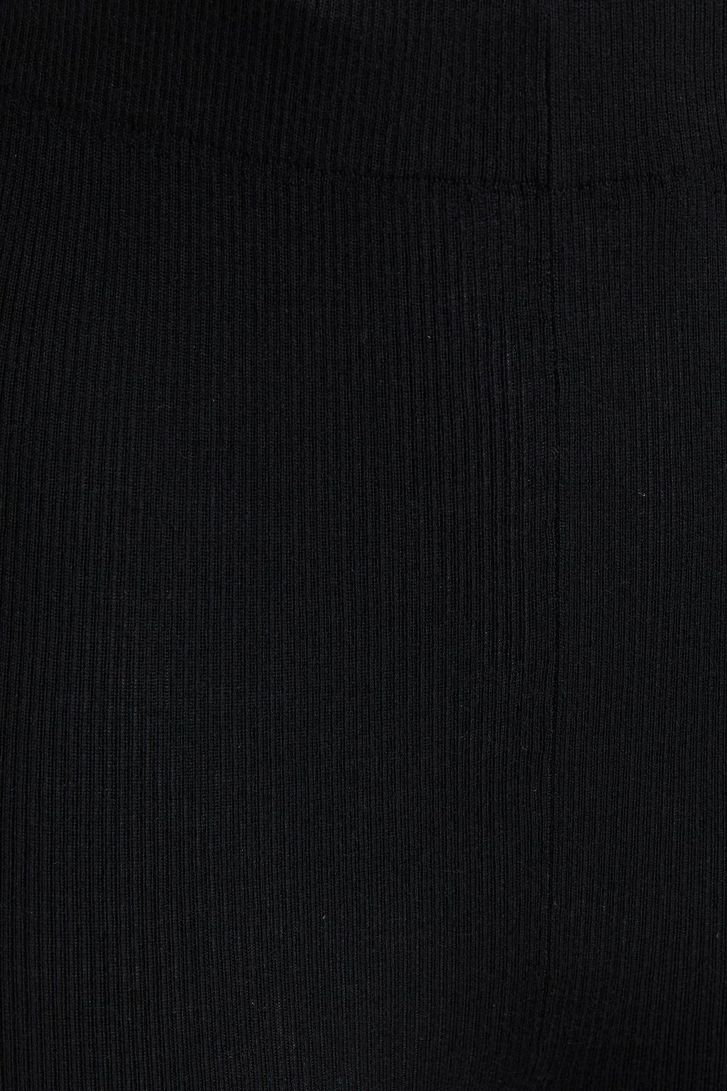 DOLCE&GABBANA Ribbed cashmere leggings