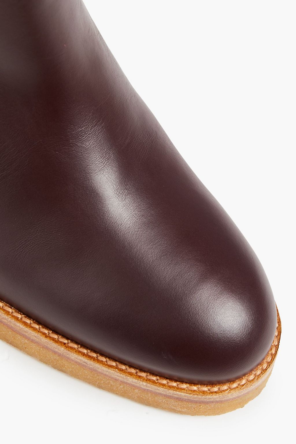 BA&SH Cristina Ankle Boots aus Leder mit Keilabsatz
