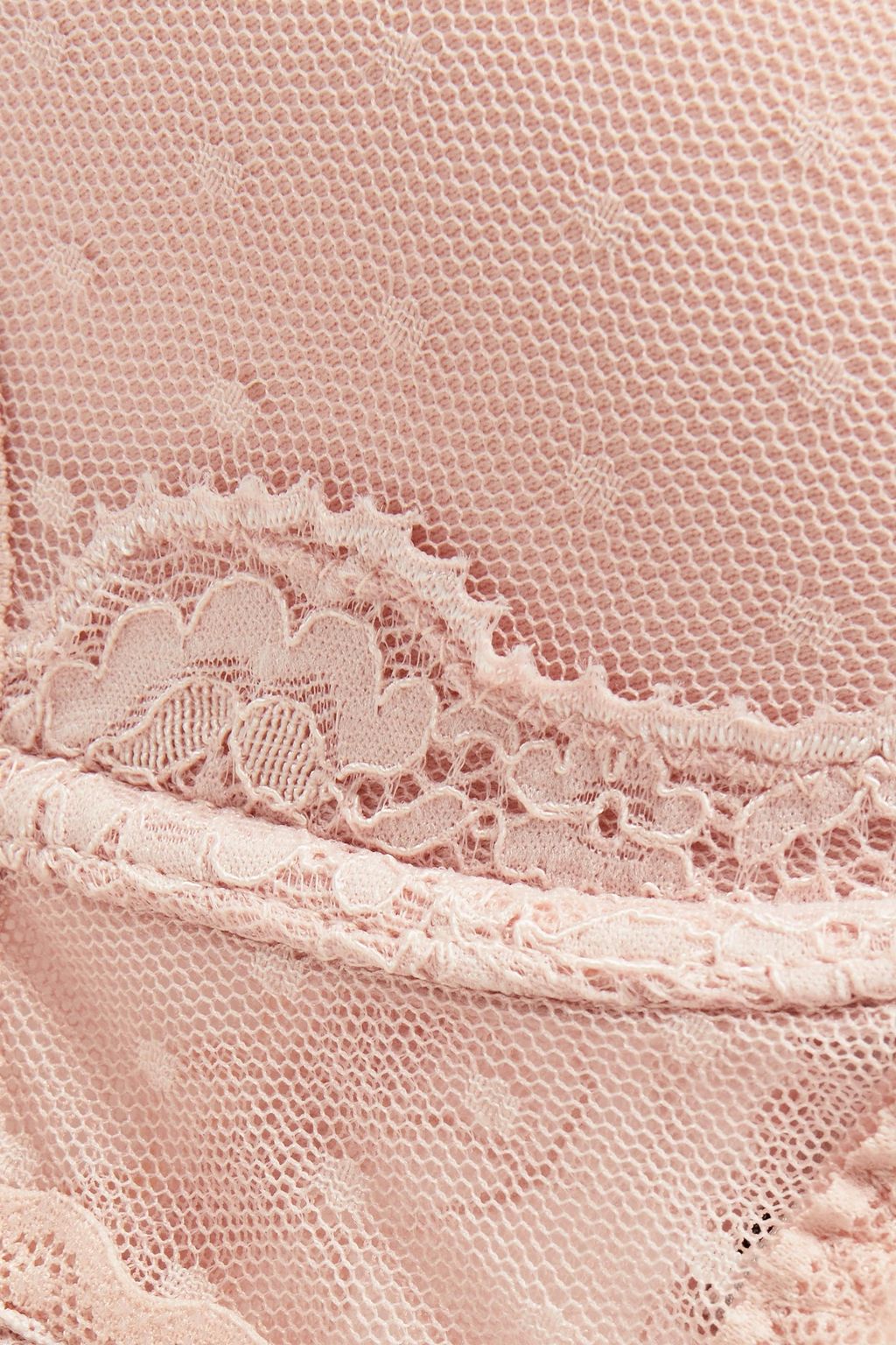 STELLA MCCARTNEY Layla lace and point d'esprit push-up bra