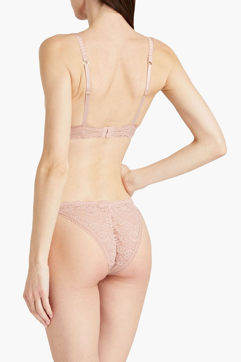 STELLA MCCARTNEY Layla lace and point d'esprit push-up bra