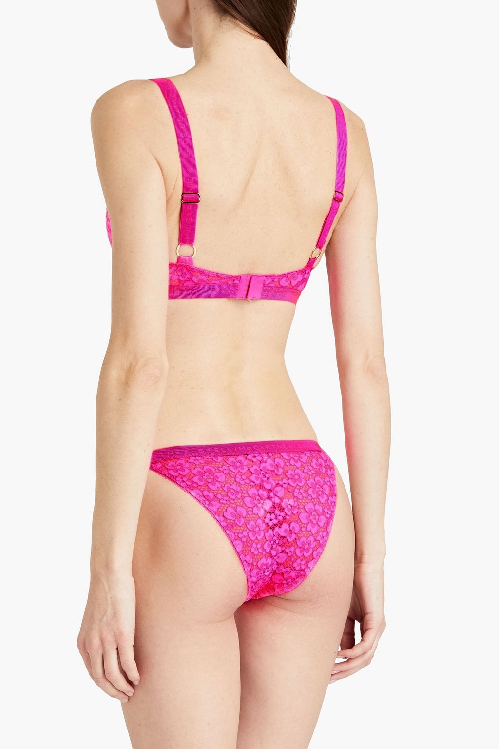 STELLA MCCARTNEY Evelyn Skating corded lace low-rise briefs