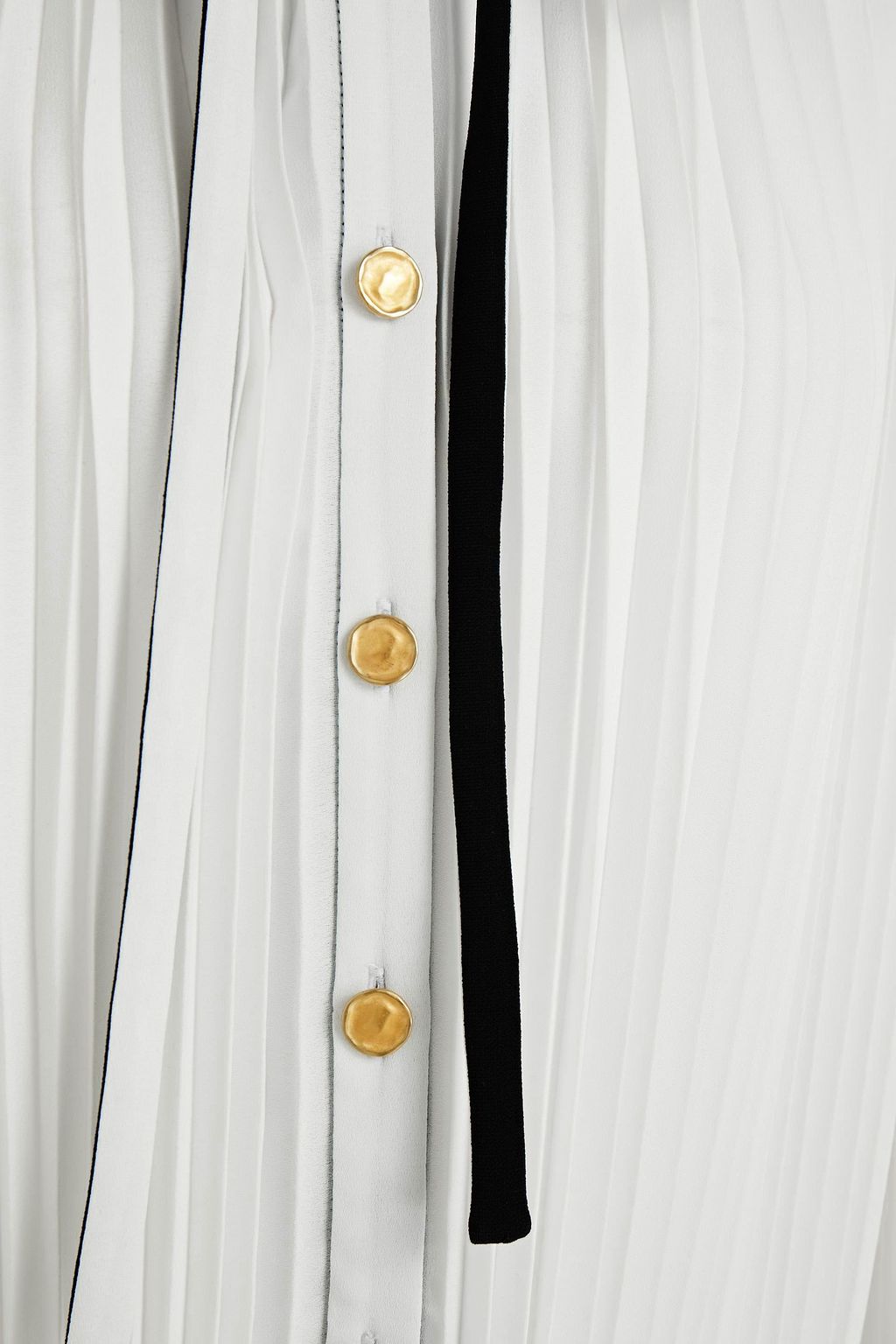 PROENZA SCHOULER Pleated crepe de chine midi dress