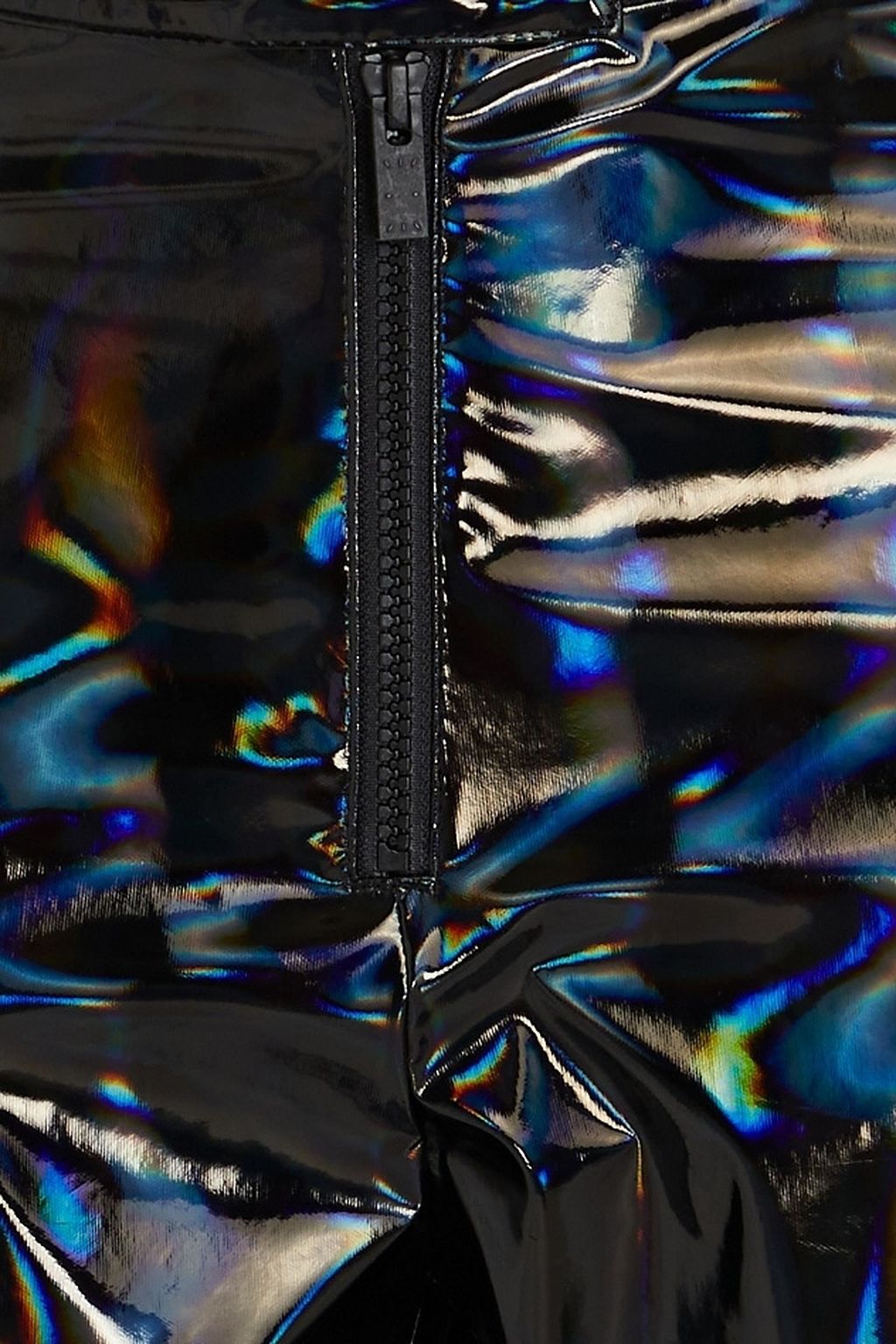 MCQ ALEXANDER MCQUEEN Holographic vinyl tapered pants THE