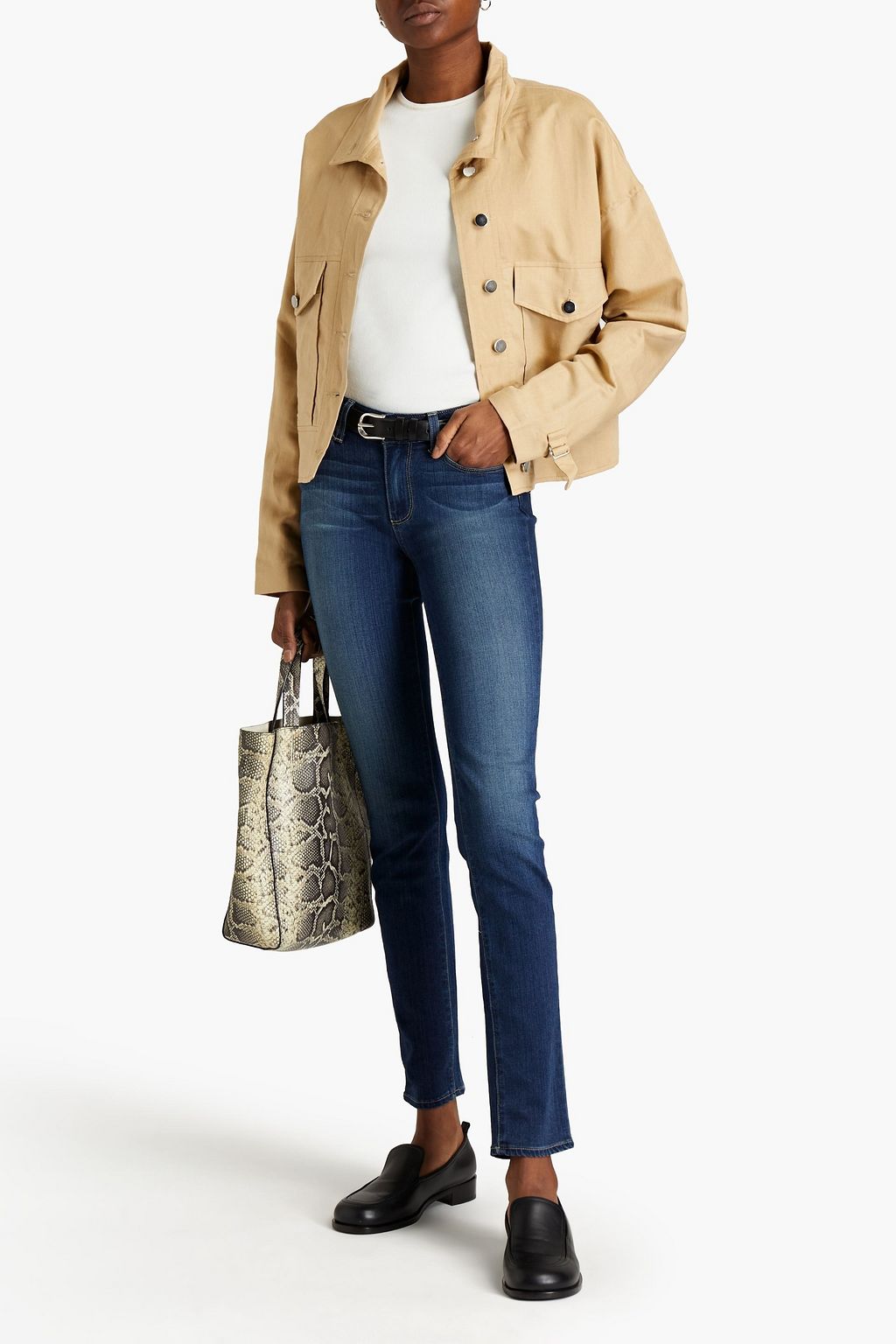 PAIGE Mid-rise skinny jeans