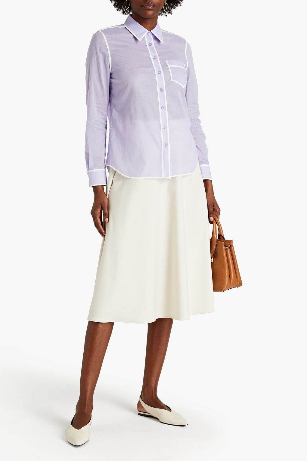 TORY BURCH Cotton-voile shirt
