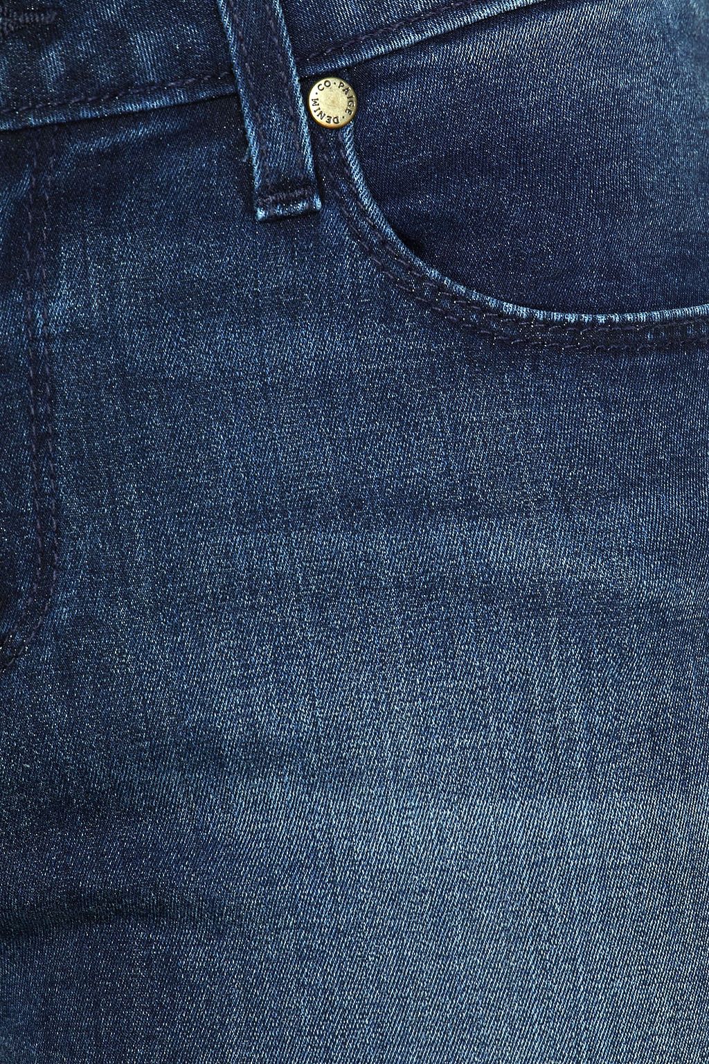 PAIGE Faded mid-rise skinny jeans