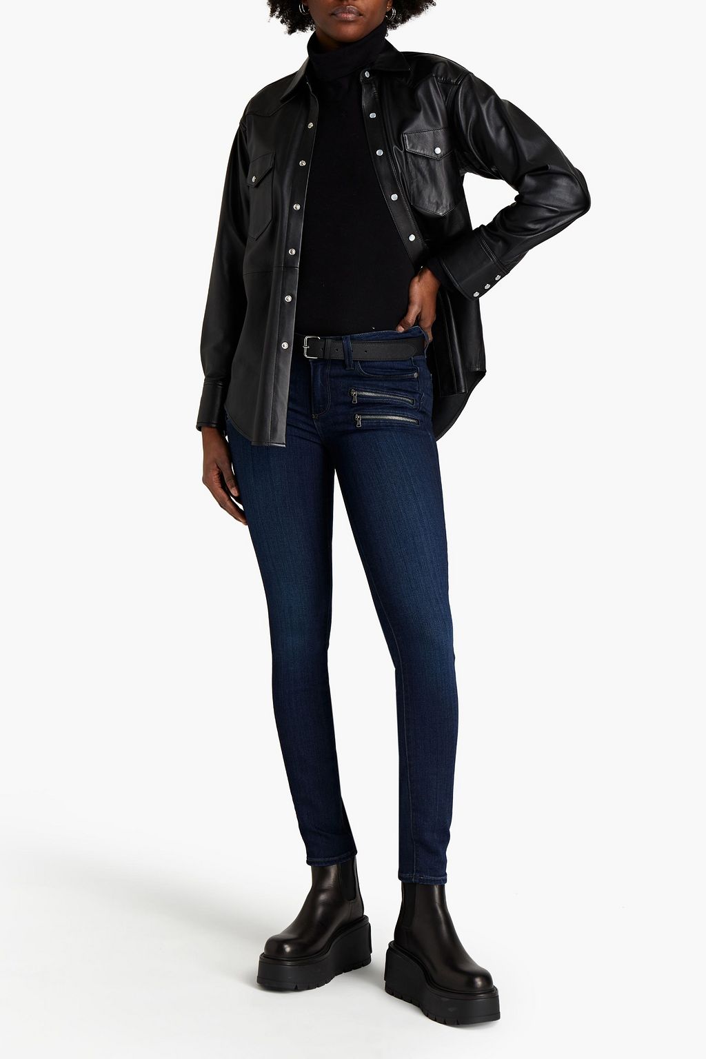 PAIGE Edgemont mid-rise skinny jeans