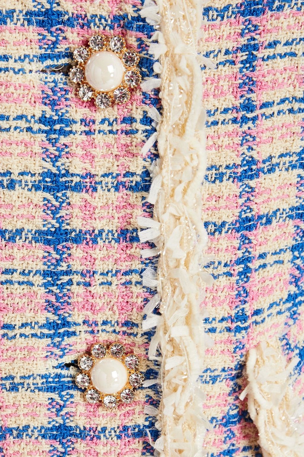 THE MARC JACOBS Embellished cotton-tweed jacket
