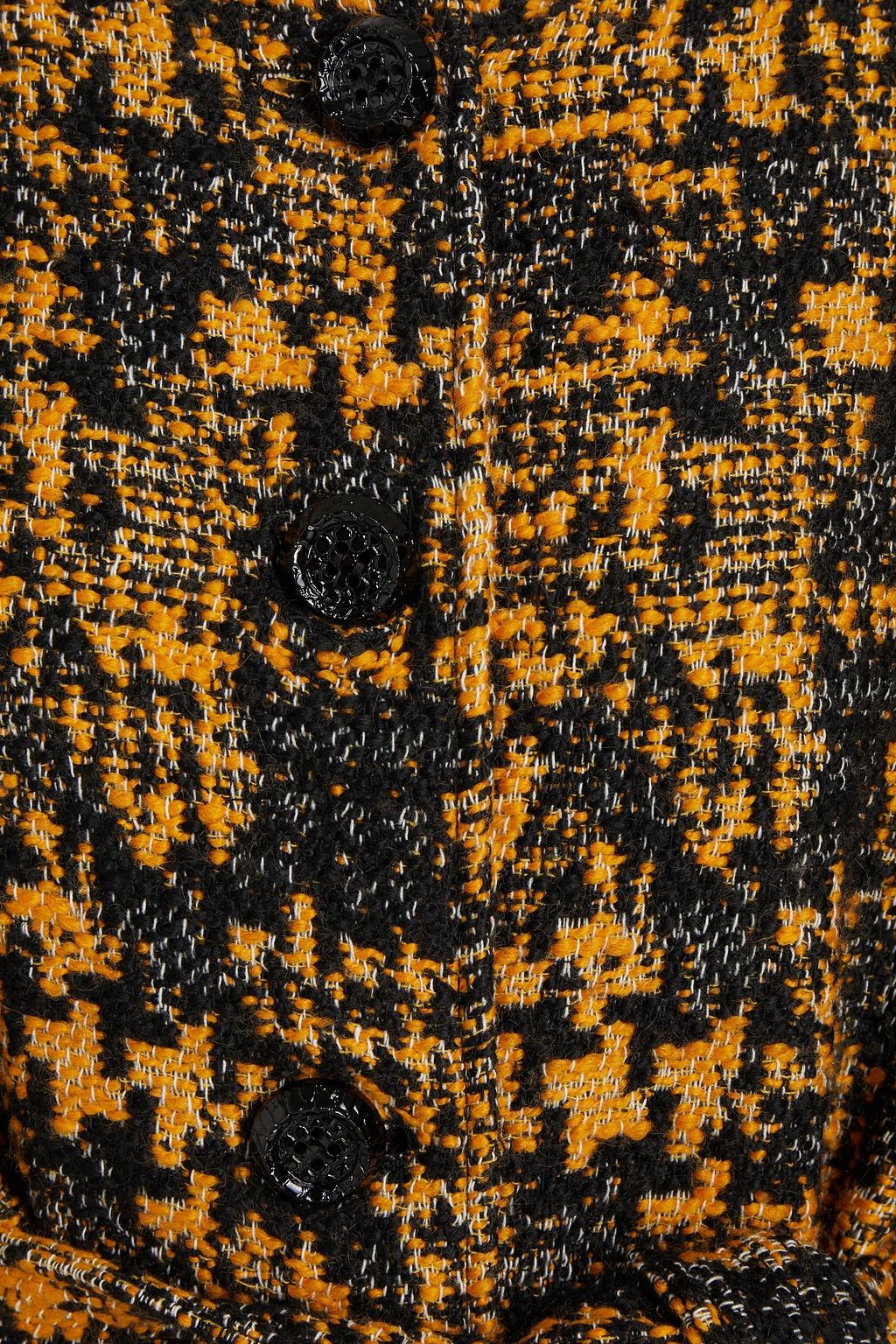 DOLCE&GABBANA ベルト付き ブークレツイード コート