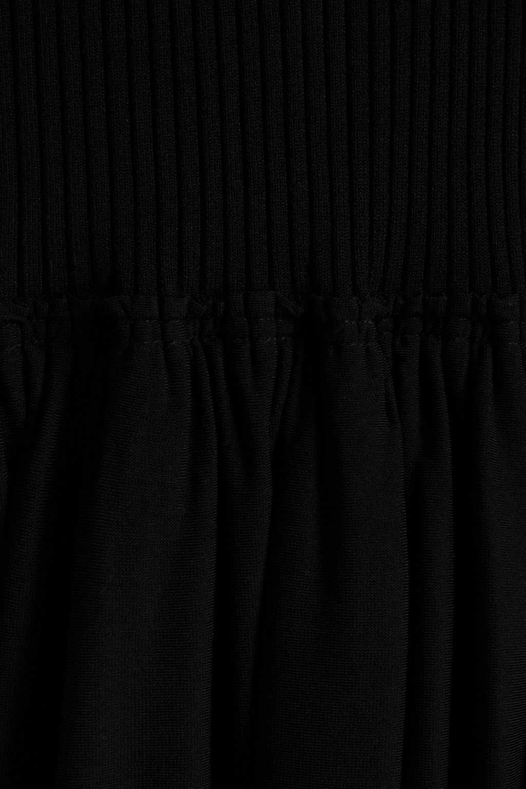 PROENZA SCHOULER Paneled jersey and ribbed-knit top