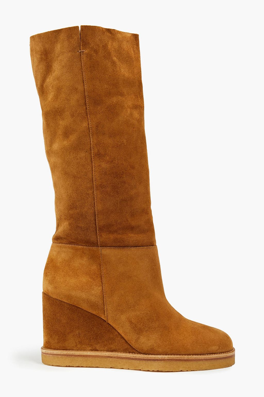 Cassandra suede wedge boots