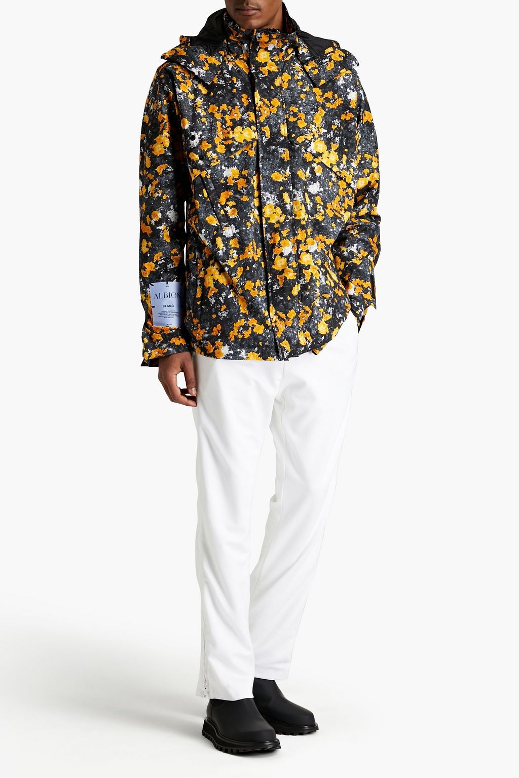 MCQ ALEXANDER MCQUEEN Convertible printed shell jacket