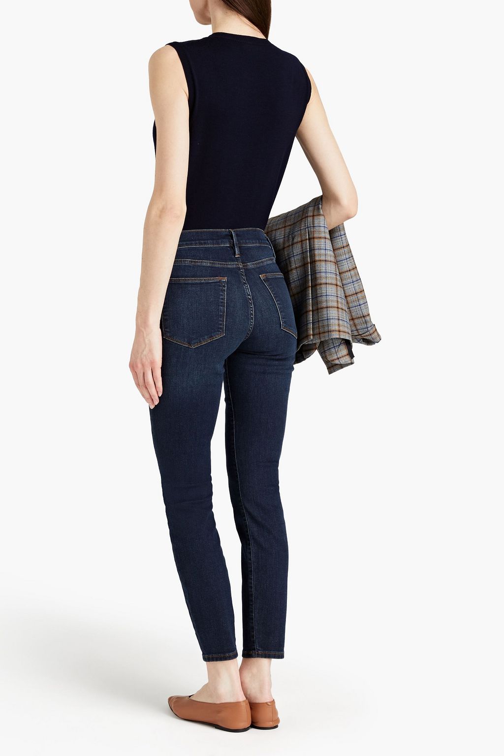 FRAME Le High Skinny high-rise skinny jeans