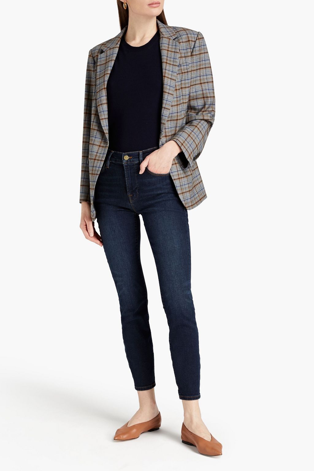 FRAME Le High Skinny high-rise skinny jeans