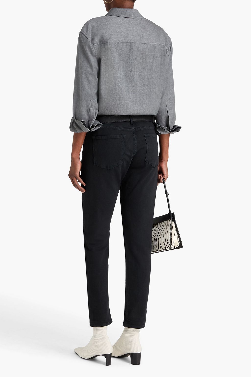 FRAME Le Garçon mid-rise slim-leg jeans