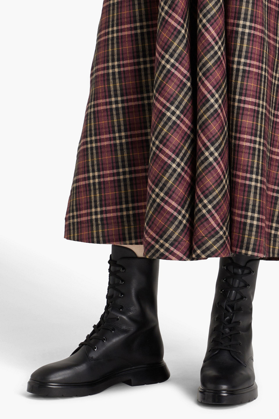  Stuart Weitzman - Mckenzee Combat Boots Aus Leder - Schwarz - Us 4.5 