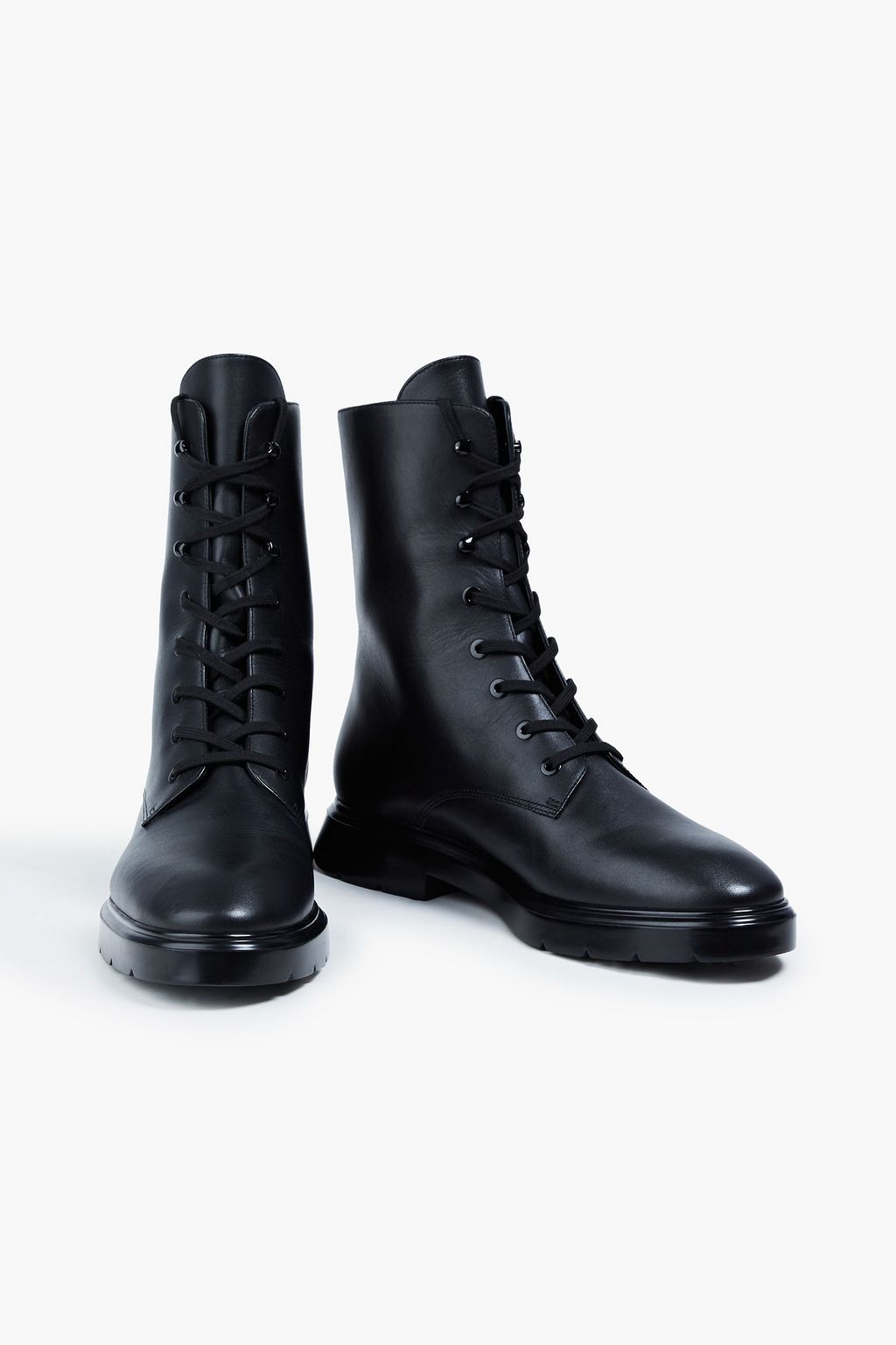 STUART WEITZMAN Mckenzee leather combat boots