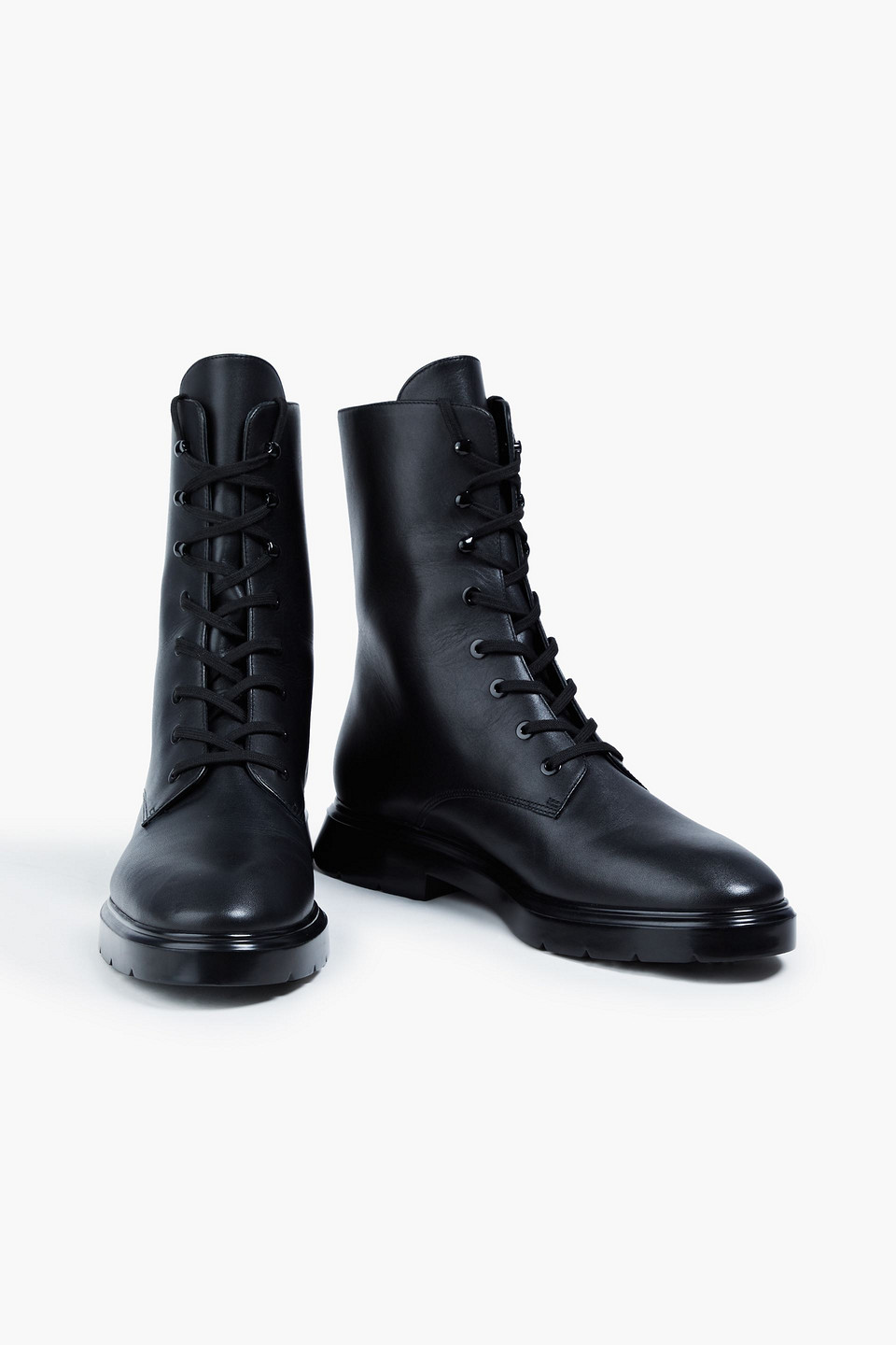  Stuart Weitzman - Mckenzee Combat Boots Aus Leder - Schwarz - Us 4.5 