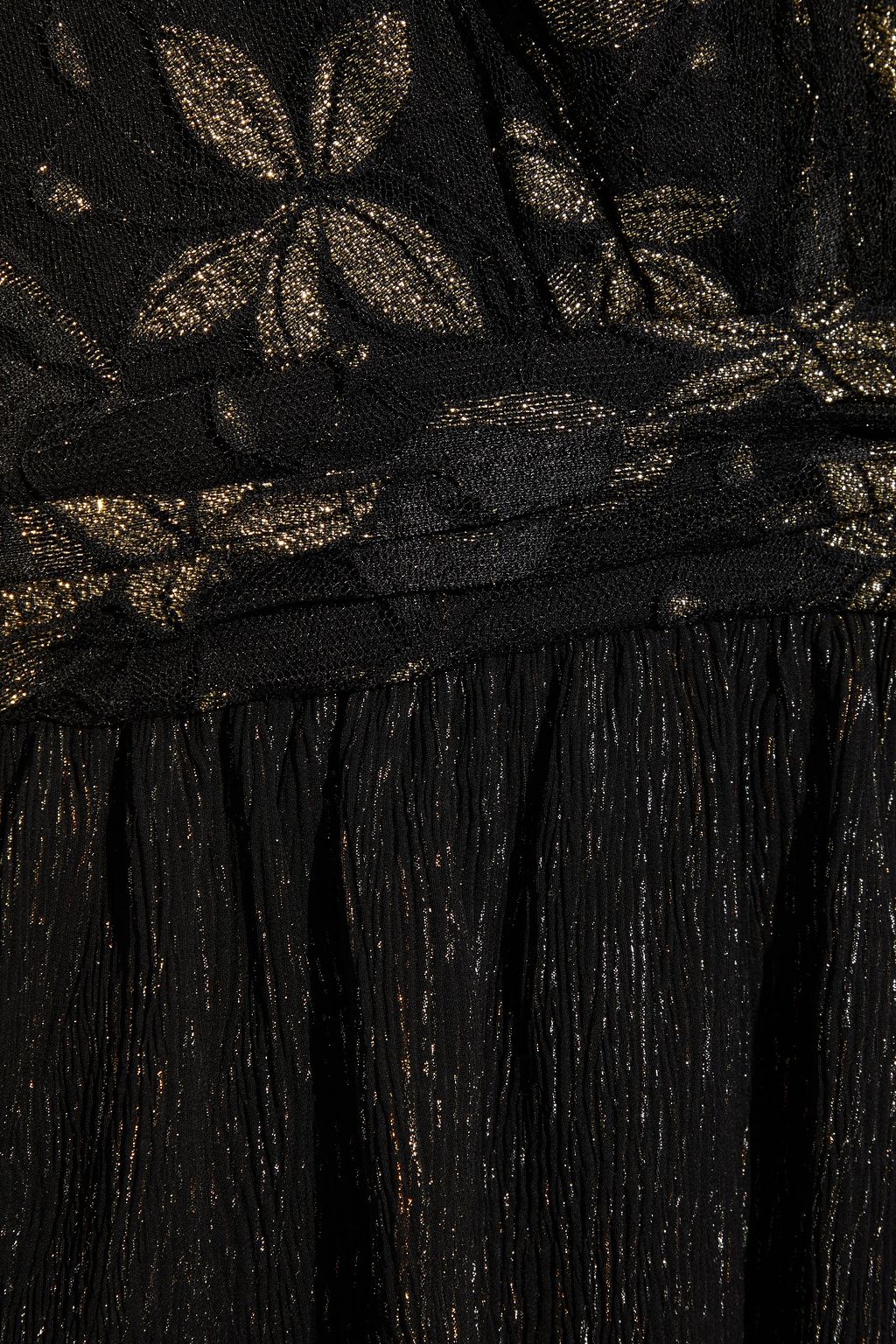 rachel zoe lennon metallic embroidered gown