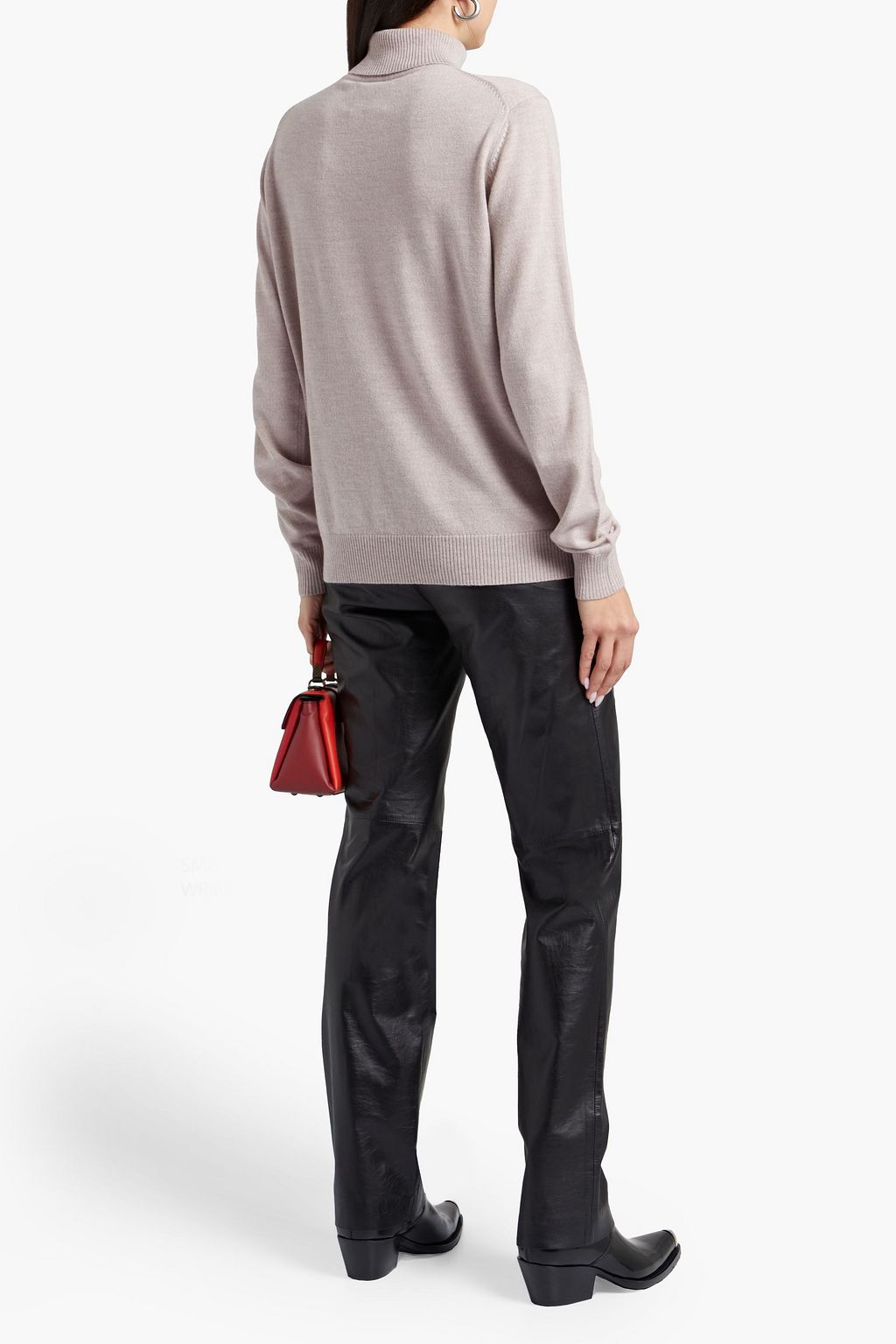 MARKUS LUPFER Lilly embellished merino wool turtleneck sweater