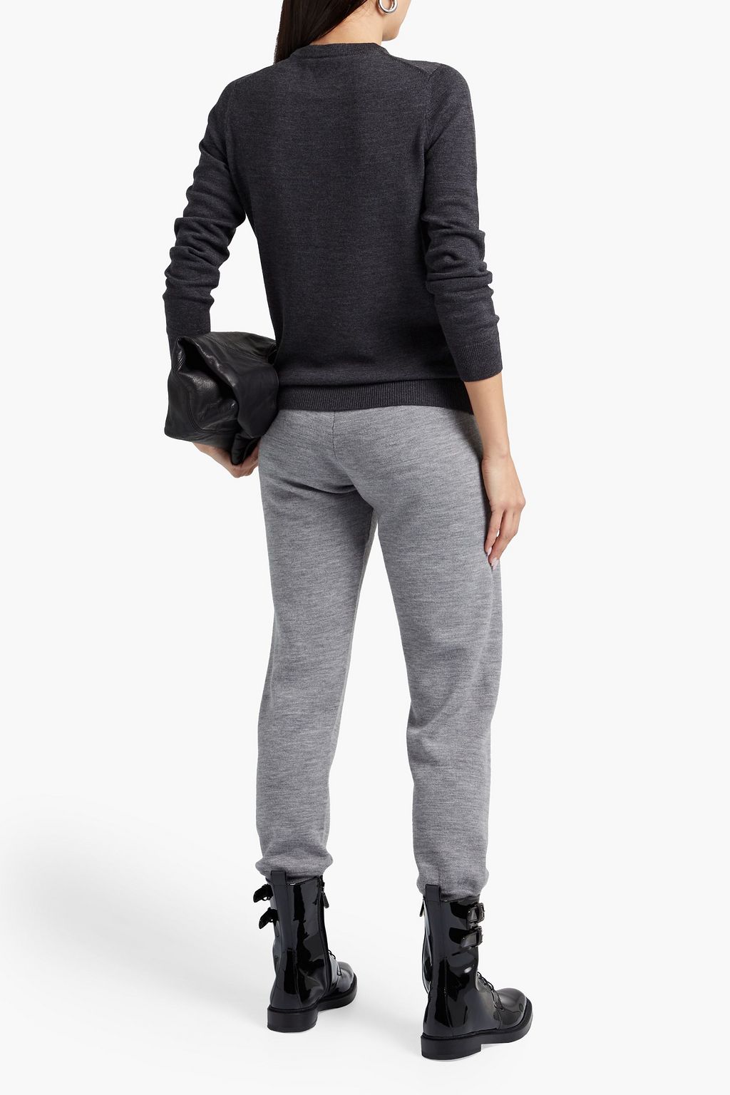 MARKUS LUPFER Mia sequin-embellished intarsia merino wool sweater