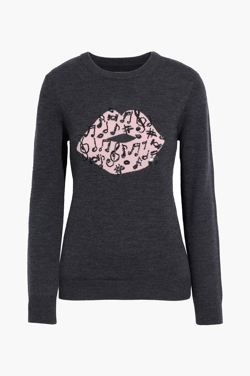 Markus Lupfer Mia sequin-embellished intarsia merino wool sweater
