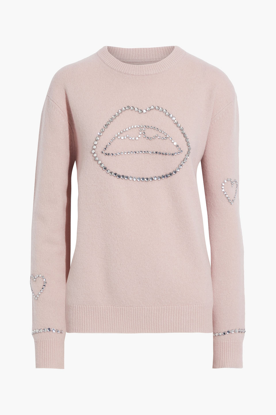 Markus Lupfer Jamie crystal-embellished merino wool sweater
