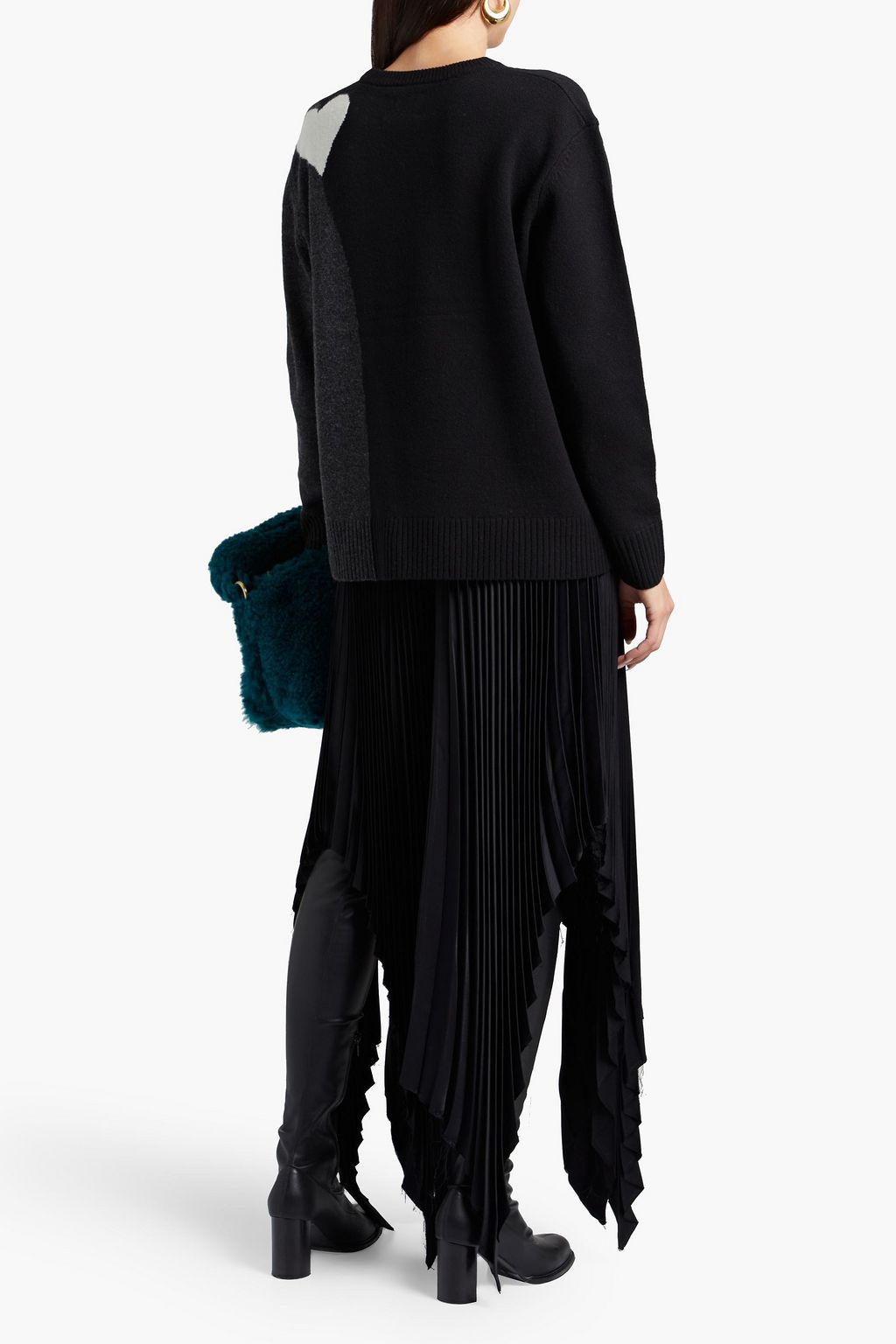 MARKUS LUPFER Dani intarsia merino wool sweater