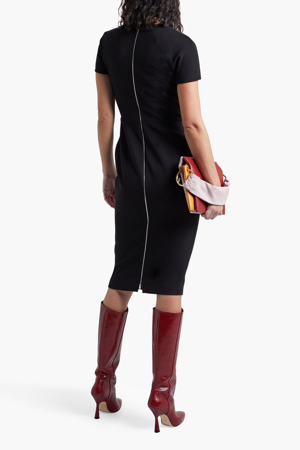 VICTORIA BECKHAM Crepe midi dress