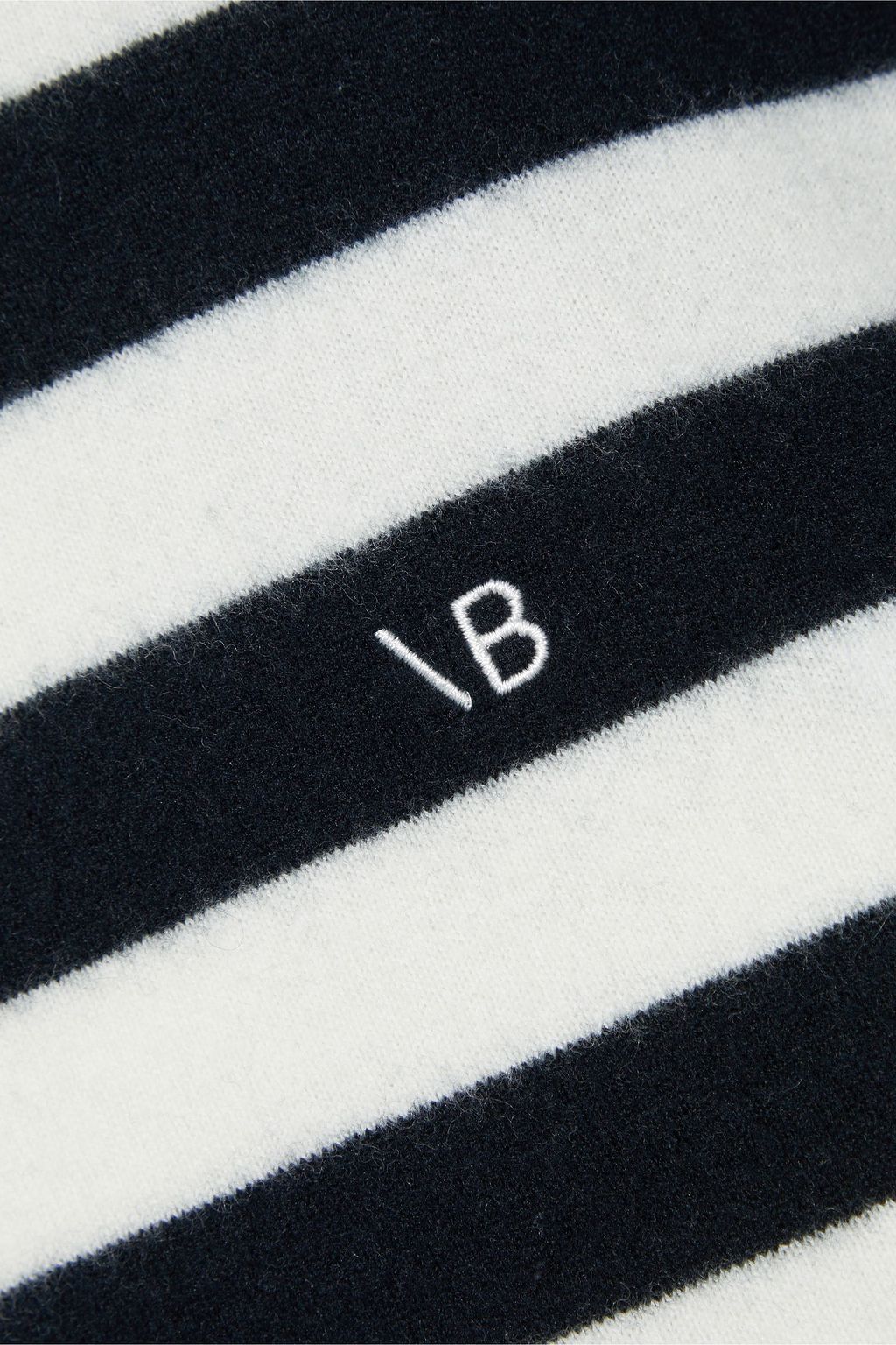 VICTORIA BECKHAM Striped wool and cashmere-blend sweater