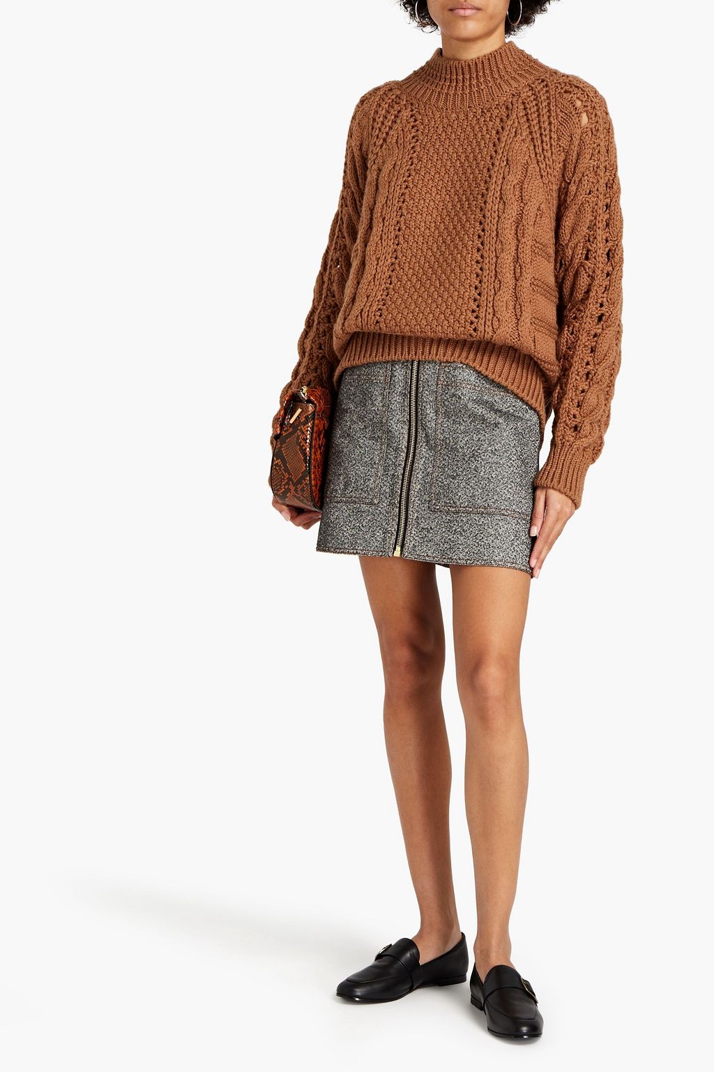 BA&SH Spirit oversized wool-blend turtleneck sweater